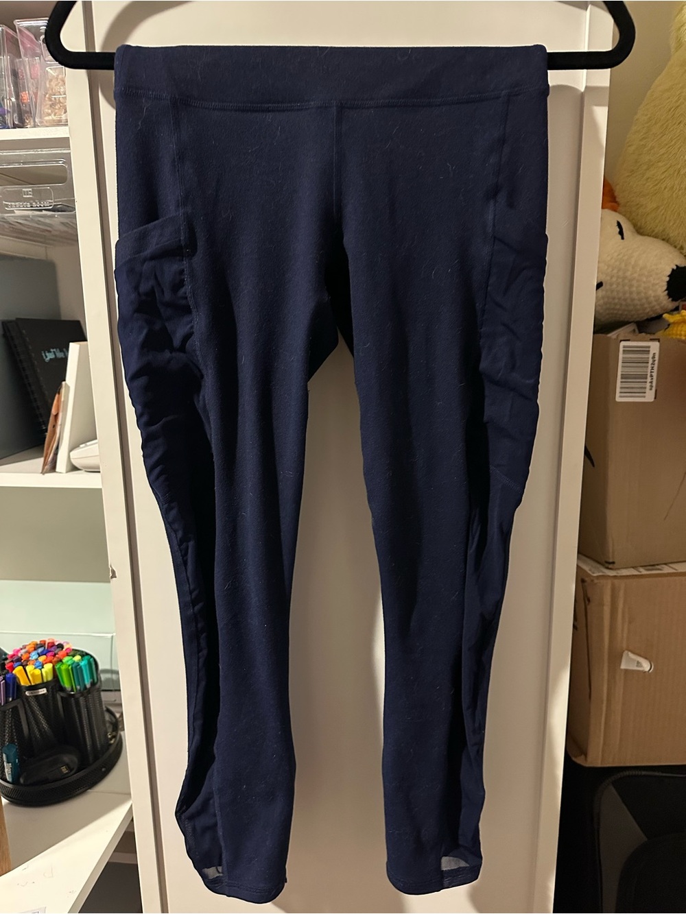 Fablectics Powerhold Navy Leggings